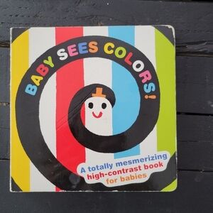 Baby Sees Colors! Hardcover Board Book for Babies Development Contrast